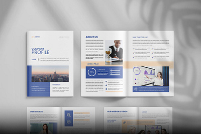 Company Profile annual report brochure business business brochure company company brochure company profile corporate corporate brochure desing graphic design modern design print design template