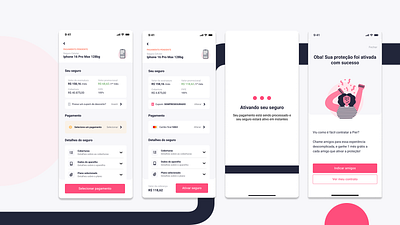 Cellphone Insurance Checkout & Activation Flow
