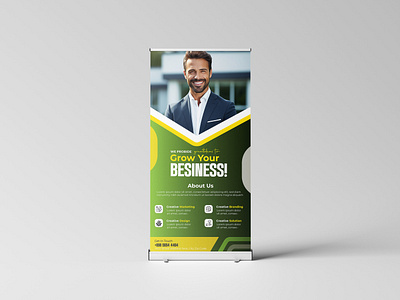 Rollup baner design banner besiness creative desaign identity poster rollup