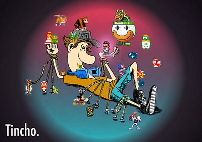 Martin graphic design illustration