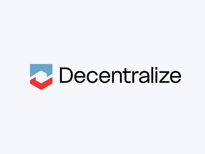 Decentralize logo design branding check mark identity logo logo design logodesign logotype modern logo security logo shield logo