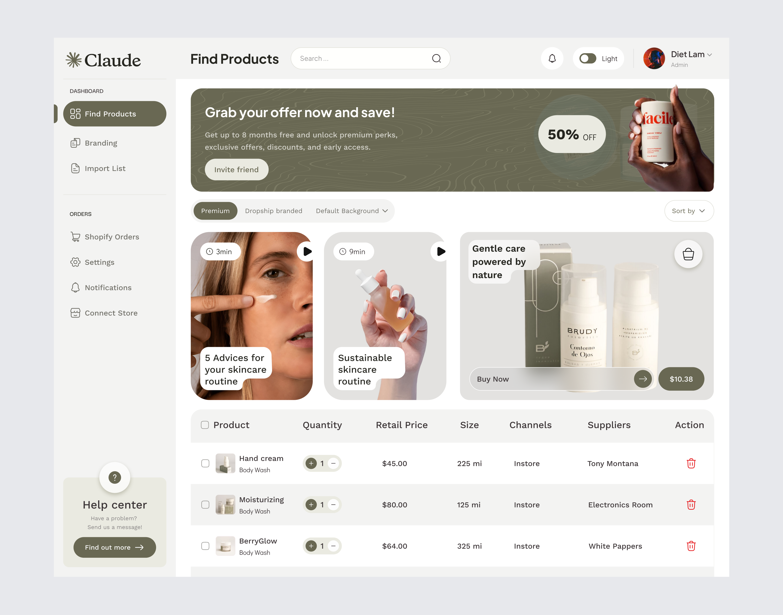 E-Commerce Dashboard admin admin e commerce dashboard dashboard ui e commerce ecommerce erp luxury marketing product product design saas sales shop store transaction ui ui design webapp