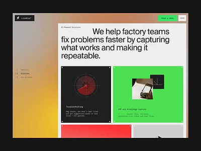 AI landing page website design ai assistant ✦ LineWise ai animation design interaction landing page motion graphics service site startup ui ux web design website