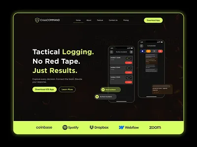 App Landing Page Ui Design app app design app landing page card crisis landing page design landing page design landing page ui mobile app mobile app landing page pricing sass landing page design ui ui designer uiux website design