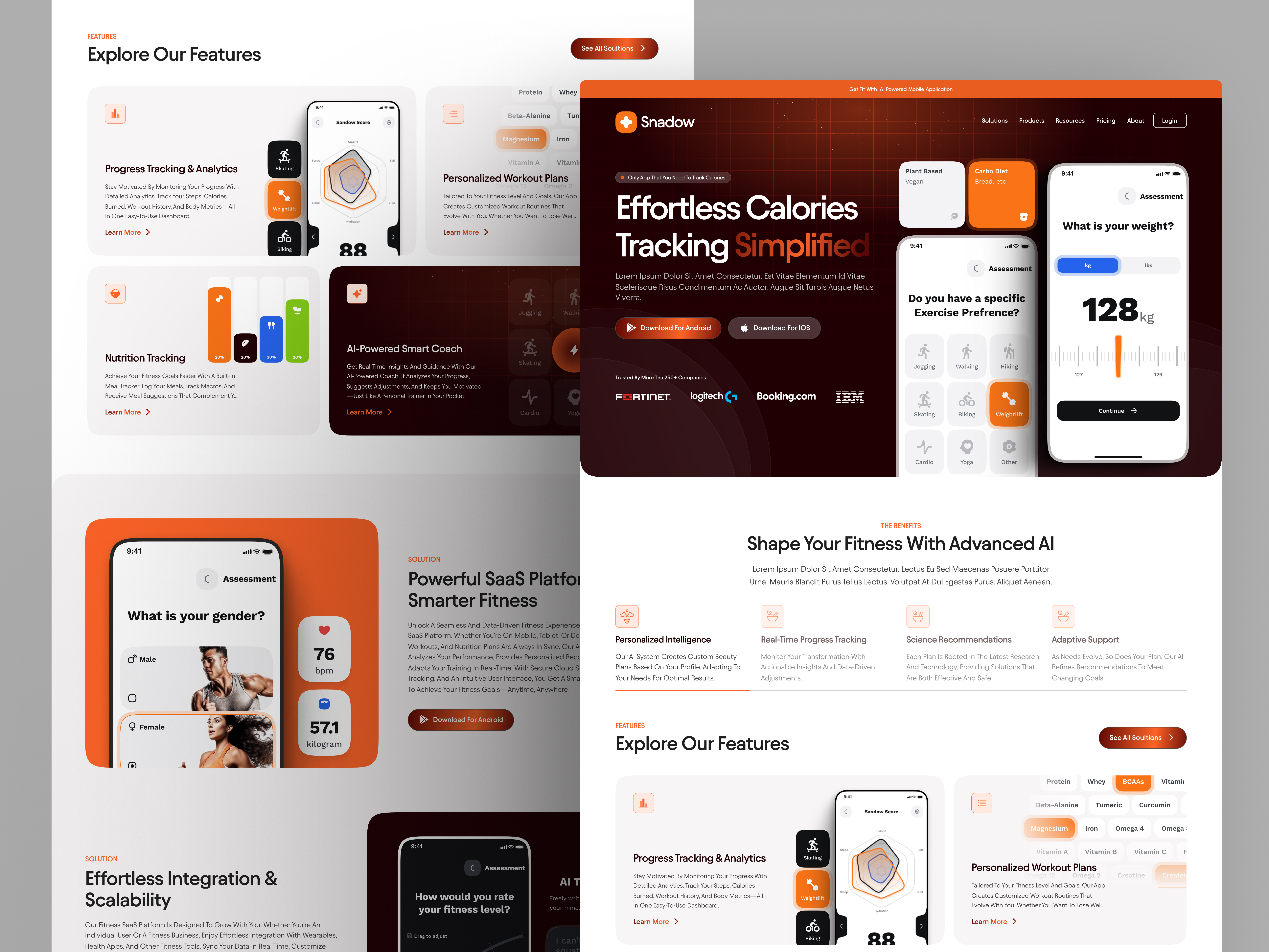 Example of Custom Website UI/UX Design 