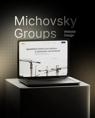 Michovsky Groups - Construction Website buildings company construction figma uiux web design website deisgn