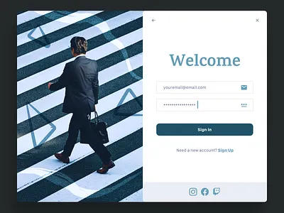 UI Design - Sign In Page branding design figma graphic design ui ui design challenge