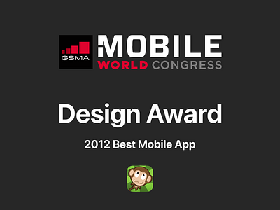 2012 MWC App Award android app award best blast monkeys congress design dog europe game google icon mobile mobile world congress mwc play store popular smart phone world yobonja