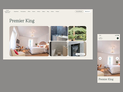 The Francis House book room booking design ios responsive responsive design responsive website room ui ux web web design website website design