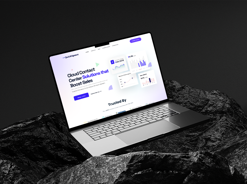 Example of Saa S Landing Page & Website UI UX Design