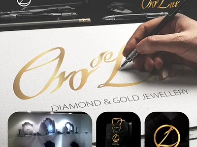Oro de Lux Jewellery — High Class Luxury Jewellery & Accessories advertising branding design graphic design illustration logo logo design logotype print design vector
