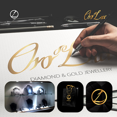 Oro de Lux Jewellery — High Class Luxury Jewellery & Accessories advertising branding design graphic design illustration logo logo design logotype print design vector