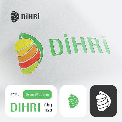 DIHRI — Production and Trading of Frozen Fruits and Vegetables advertising branding design graphic design illustration logo logo design logotype print design vector