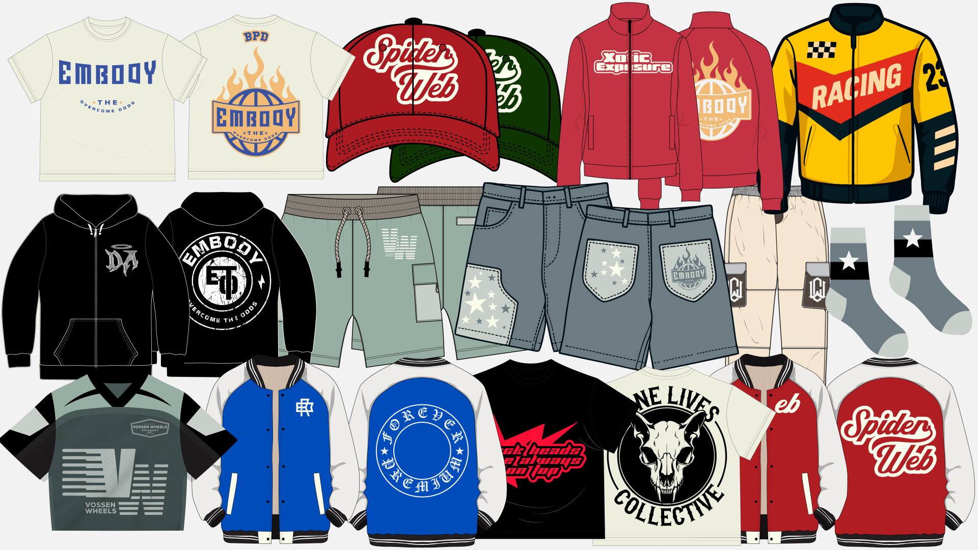 Example of Streetwear Y2k Clothing Brand Designer