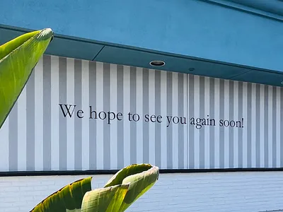 Hand painted signage for Summerfield Tea Bar - Rosemead, CA branding design environmental design hand painted los angeles sign painter sign graphics sign painter sign painting