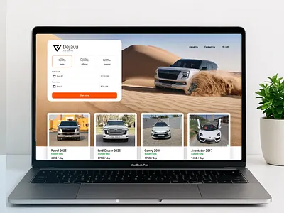 Car Rental Website branding car landing logo ui web website