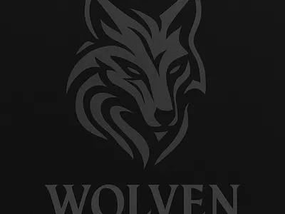 Wolven Logo Design animation branding graphic design logo
