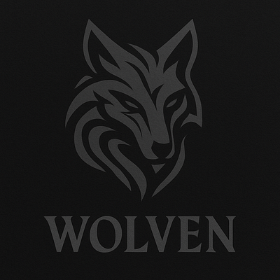 Wolven Logo Design animation branding graphic design logo