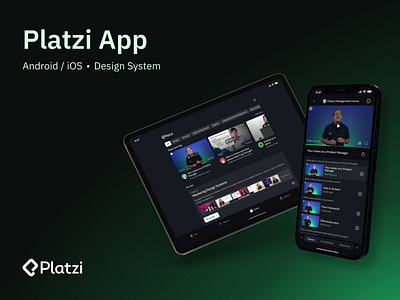 Platzi • Mobile App design system product design product research