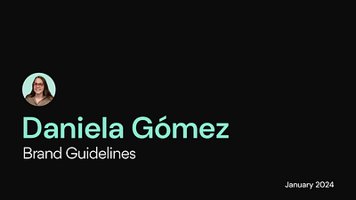 Daniela Gomez • Personal Brand branding influencer personal brand