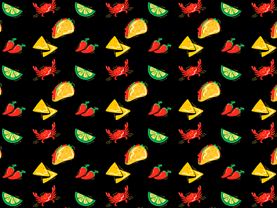 Taquito Pattern | Unsplash artwork colorful digital illustration digitalart graphic design illustration illustrator pattern surface pattern vector vector illustration