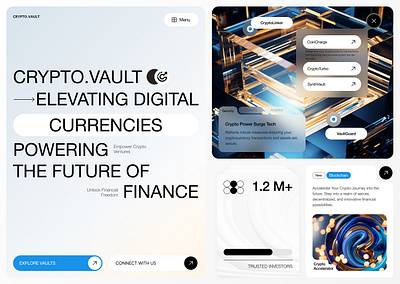 Futuristic UI for the Web3 Digital Finance branding design futuristic futuristic design interface liquid glass ui ui design uiux ux ux design web design website design