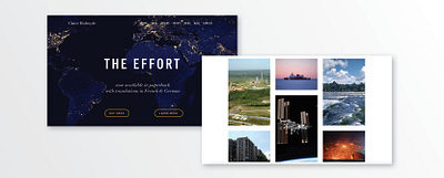 Book Launch Website branding creative direction