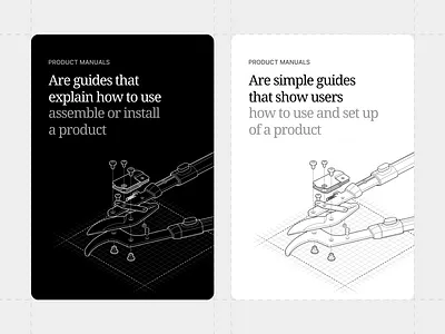 Product Manuals - How to set up a product 3d animation branding design graphic design guide how to use illustration line art logo manuals motion graphics product product manuals ui ux vector