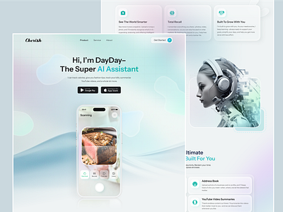 AI Website Design - AI Assistant for Everyday Life ai ai app website ai assistant ai landing page ai product page ai redesign ai website ai website design chatbot chatgpt daily assistant app smart assistant app smart assistant web
