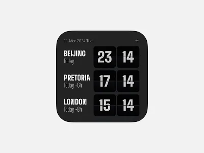 World Clock badges card design clock icon illustrations ui widget world time