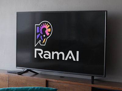Identity Design - Ram AI ai branding brandmark colorful font design goat graphic design horns identity design illustration logo logo design logos logotype ram sports tech logo typography