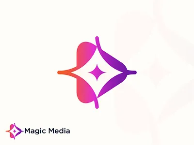 Media Company Logo brand identity brand logo branding business logo company logo creative logo design eye catching logo logo logo design magic logo media company logo media logo professional logo