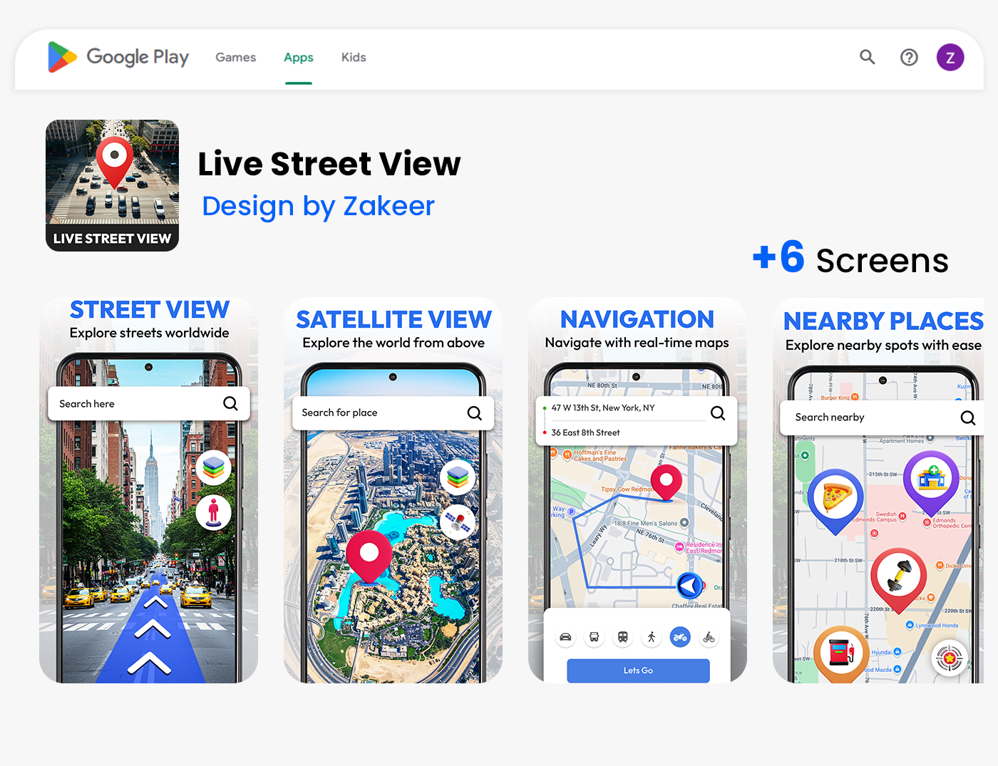 Example of 📲 App Graphics  | Screens, & Features