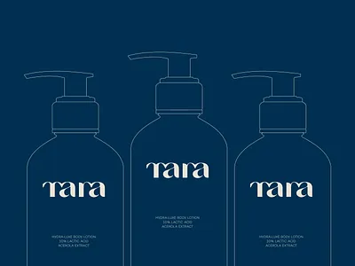 Tara Skincare brandidentity branding graphic design illustration logo monogram typography vector