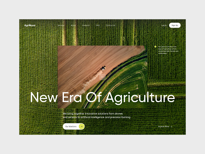 Website Design. AgriNova design ui ux web website