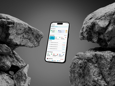 Business Performance App – Minimal & Clean appdesign businessapp cleandesign dashboard dataanalytics datavisualization minimalui mobileui modernui performancetracking productivityapp socialmediamanagement taskmanagement uiux