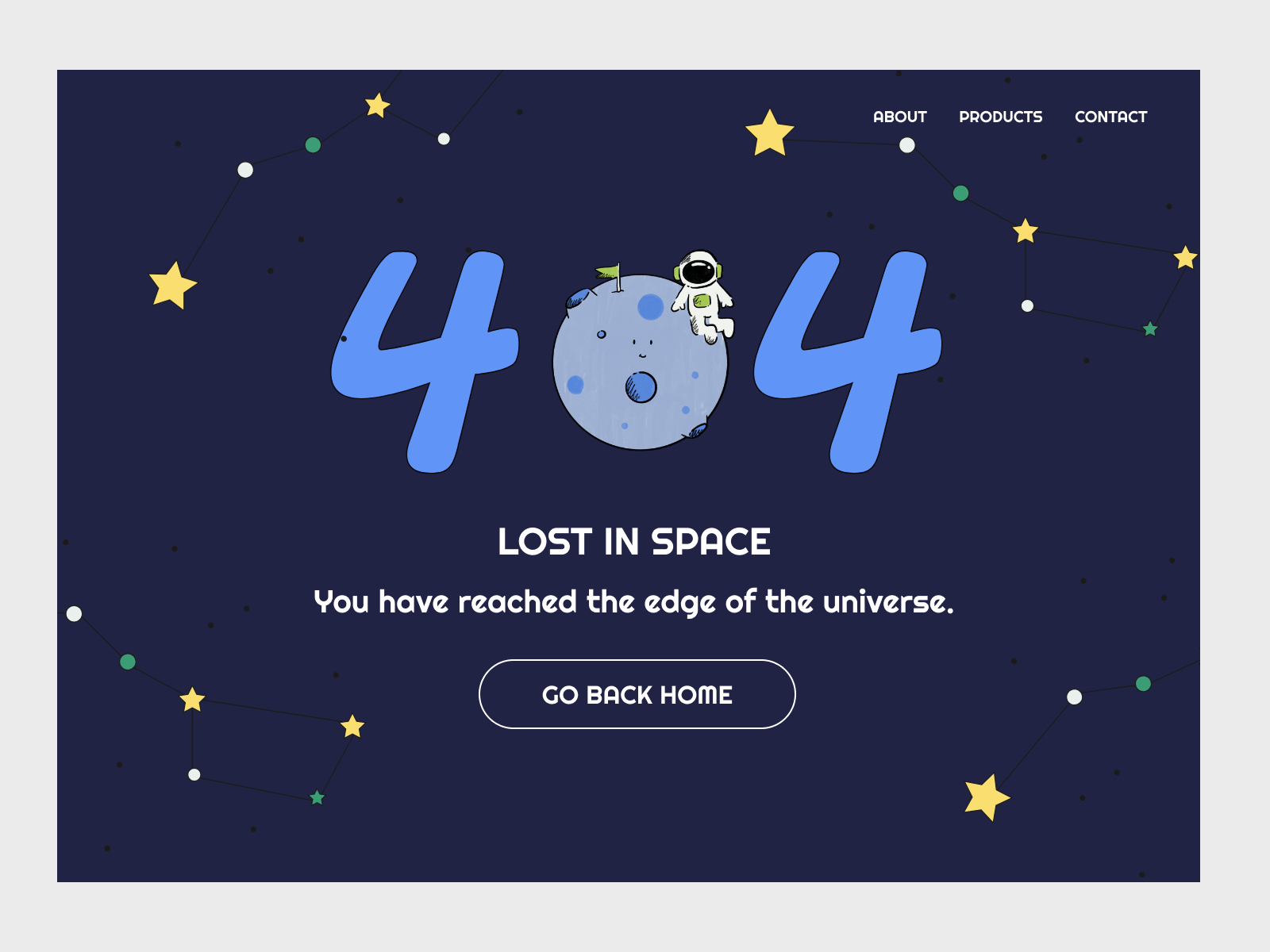 404 Page Design 404 404page dailyui008
