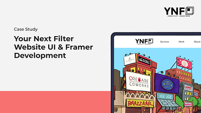 YNF | UI | FRAMER DEVELOPMENT branding framer logo ui web web development website wordpress