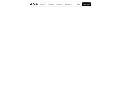 Cycle new website. agents animation footer landing page menu reel website