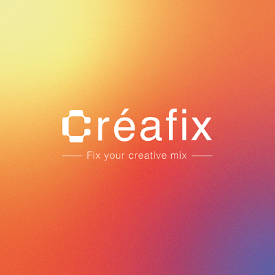 Créafix - Logo Design branding creative geometric lighting logo minimalist modern studio
