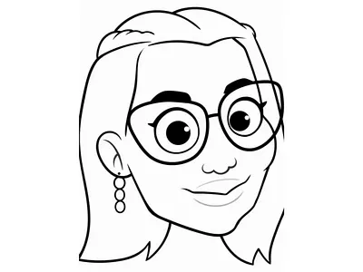 Personalized cartoon portrait of your picture 🎨🖌️ americanvibes animation beforeandafter cartoon cartoonlogo cartoonportrait cartoonstyle colorful customart girl girlportrait graphicdesign illustration logo personalized sketch