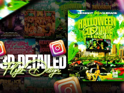 Flyer Design 3d designs 3d flyer 3d girls 3d text detailed flyer flyer flyer designs free psd template gfx habib gfx habib flyer halloween party flyer night party flyer party flyer rooftop party flyer