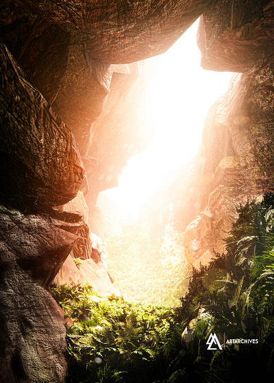 Cave Greens | Day 1547 art concept design digital illustration movie photo manipulation poster realism