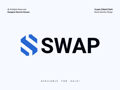 SWAP – S Letter & Swap Arrow Logo for Crypto and Web3 Industry arrow logo branding buy sell crypto currency crypto exchange crypto logo defi exchange logo fintech logo lettermark logo logo logo design logo designer s lettermark logo s logo startup udentity swap swap logo token web3 logo