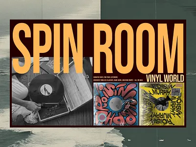 Brand Website - Spin Room branding design illustration logo ui uiux ux web web design website