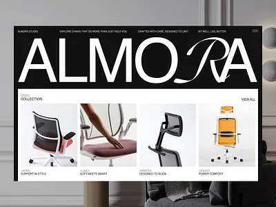 Brand Website - Almora design ui uiux ux web web design website