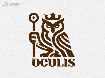 Owl Logo - Embodiment of Wisdom and Magic animal logo bird logo branding logo magical owl logo nature inspired logo night predator logo owl branding owl logo unique animal logo wisdom logo wise owl logo