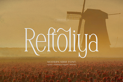 Reftoliya | Modern Serif Font serif typeface