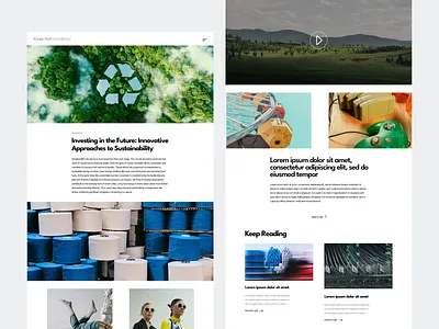 Zorlu Tekstil - Today For Tomorrow Web Site Blog Page blog bootstrap clean grid landing page minimal textile ui ux web website