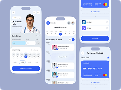 Surgery Mobile App Design & UI Concept analytics app appointment booking cards dashboard disease doctor healthcare ios medical mobile app mvp online pharmacy surgery trend ui ui design ux